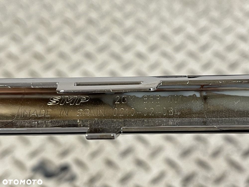 ORYGINALNA NOWA LISTWA CHROM ZDERZAKA PRZEDNIEGO VW T-CROSS  2GM853101A - 6