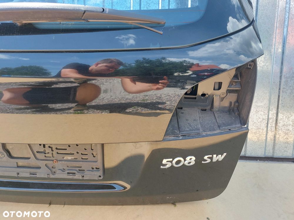 Peugeot 508 SW Klapa bagażnika KTVD czarna bez malowania - 5