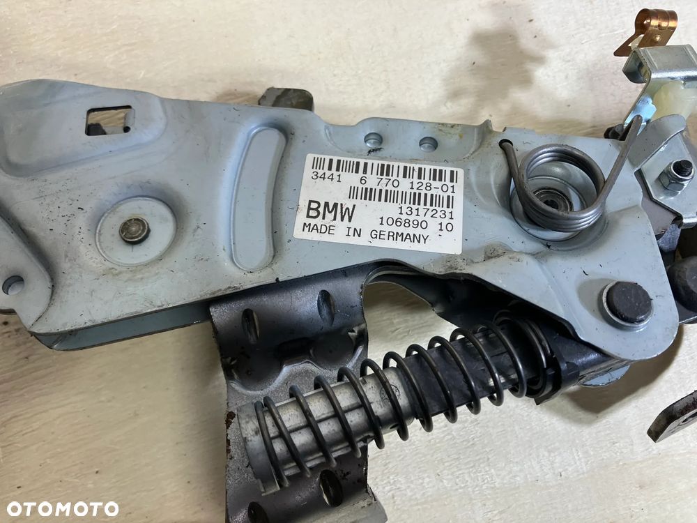 DŹWIGNIA HAMULCA RĘCZNEGO RCZNY BMW E60 E61 MECHANIZM 6770128 - 2