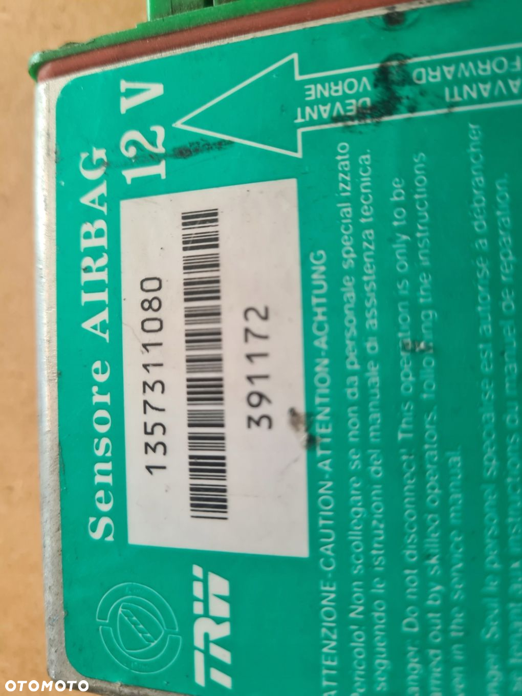 Sensor Airbag Moduł 1357311080 Ducato Jumpe Boxer - 2