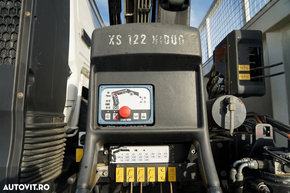 MAN TGS 33.360 / 6x4 / BASCULĂ SPATE 5.8 M + HIAB XS 122 HGV / RADIOCOMANDĂ / HGV ÎN SPATELE CABINEI / EURO 5 / MANUALĂ - 20