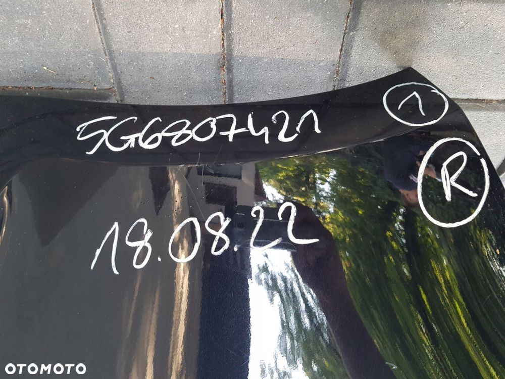 vw golf 7 lift zderzak tył 5g6807421bk pdc - 3