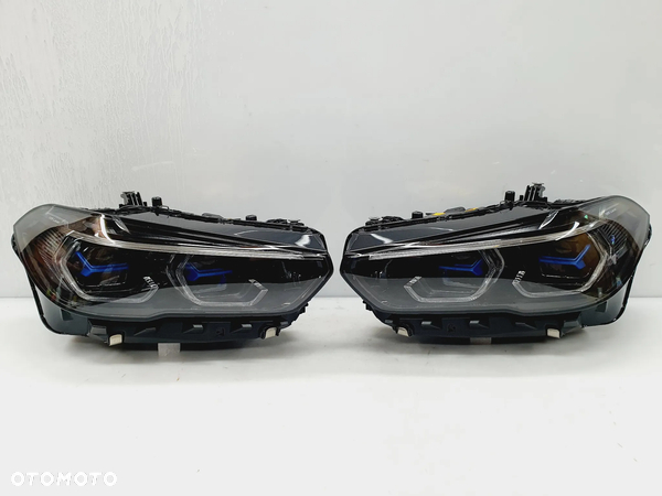 BMW X5 G05 X6 G06 LAMPA PRAWA LEWA PRZÓD LASER SHADOW BLACK