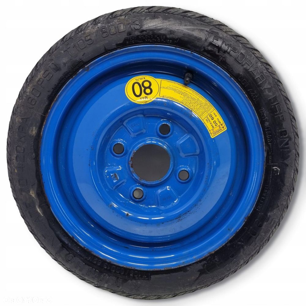 KOŁO DOJAZDOWE Chevrolet Matiz Aveo 105/80 R13 4x100 ET45 dojazdówka - 14