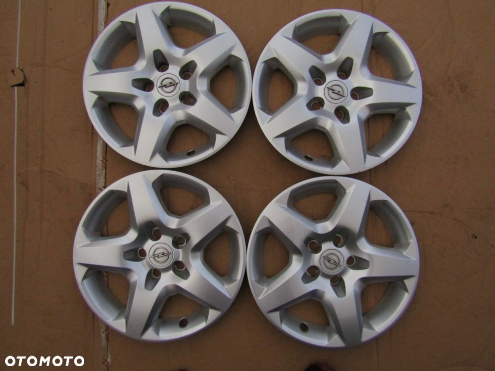 4x Kołpaki 16 Strukturalne Opel Astra H III Zafira B Vectra C Meriva A B - 1