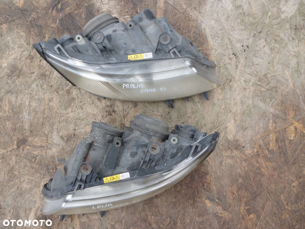 saab 93 lampa przednia xenon lewa - 2