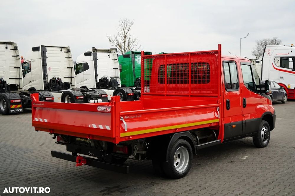 Iveco DAILY 35-130 / BASCULATOR / CU TRACȚIE DUBLA / DOUĂ TRANSPORTURI / MANUAL / 7 LOCURI / - 15