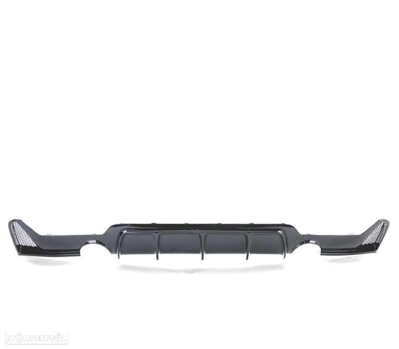 DIFUSOR TRASEIRO F32 F33 F36 LOOK M PERFORMANCE PRETO BRILHANTE - 2