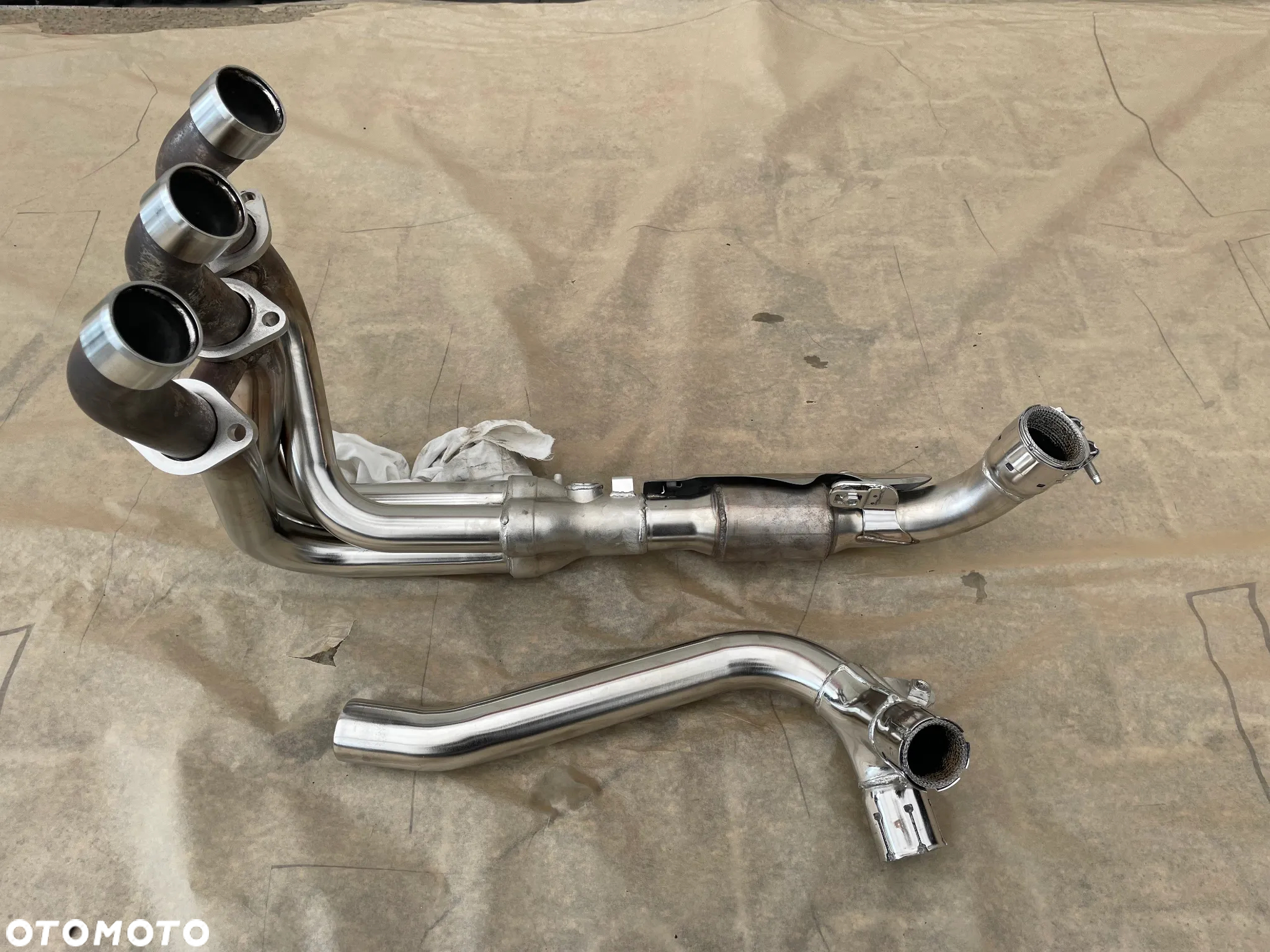 układ wydechowy tłumiki kolektor Triumph Street triple 675 (nr1004) - 7