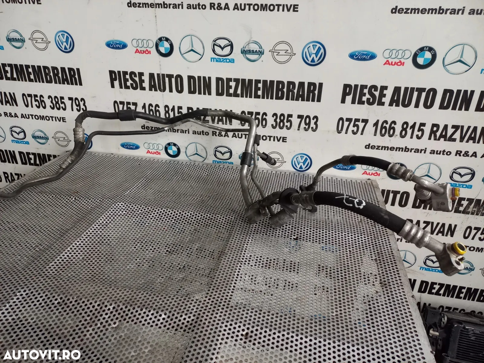 Set Conducte Clima Ac Aer Conditionat Audi Q7 4L 3.0 Tdi Motor BUG - Dezmembrari Arad - 2