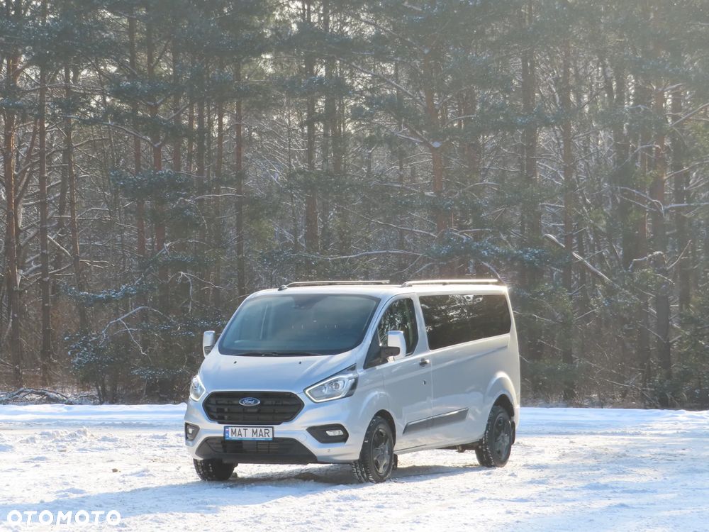 Ford Transit CUSTOM 2.0 TDCi 130 Km L2 Limited Edition W Najbogatszej Wersji Wyposażenia TREND L2H1 LONG Blaszak Furgon 9-Cio Osobowy Stan Jak NOWY POLECAM - 1