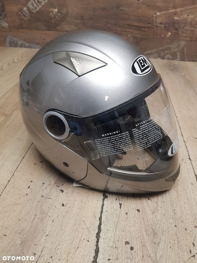 Kask motocyklowy LEM z odpinaną szczęką rozmiar S 55-56 - 2