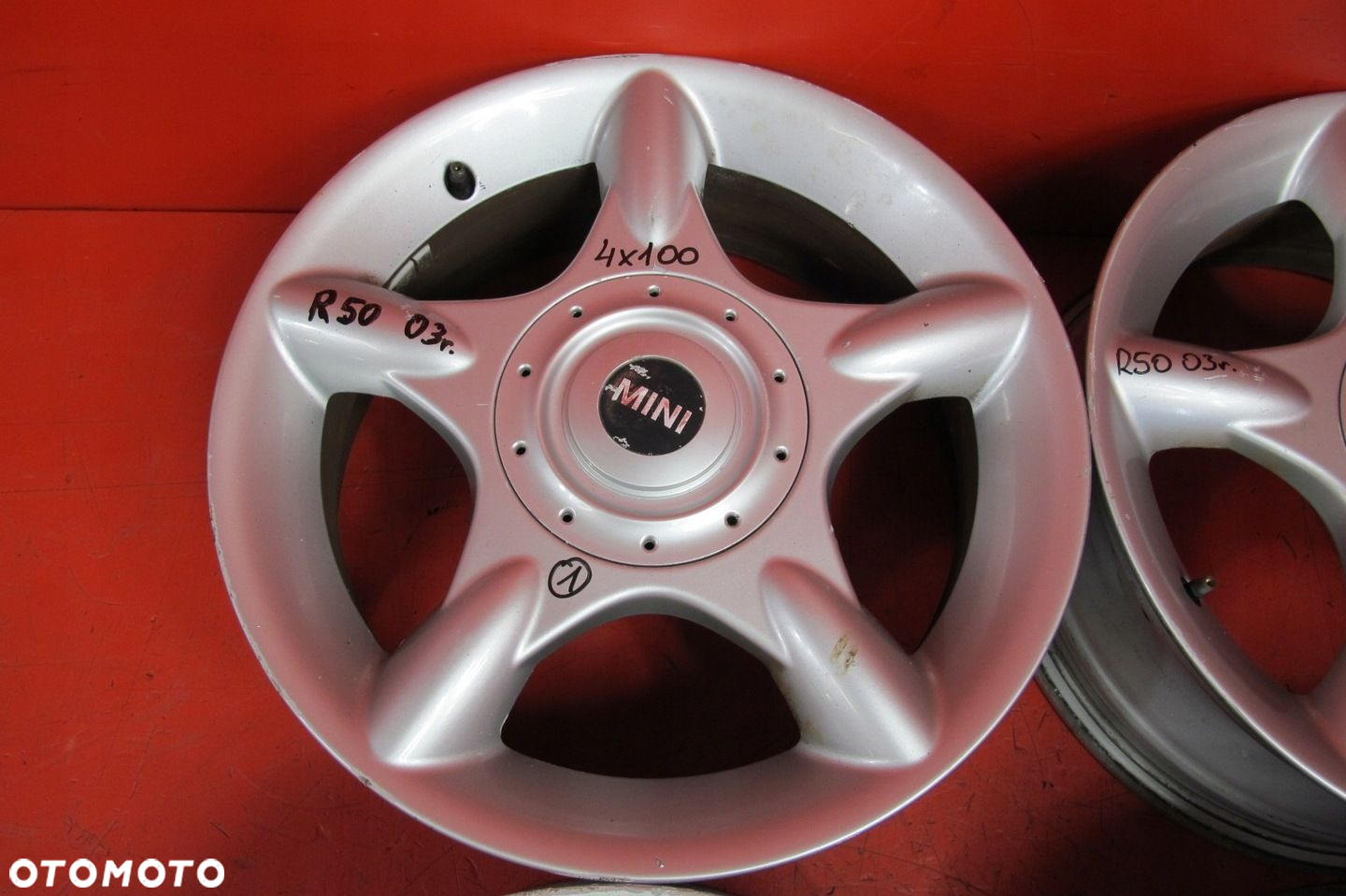MINI ONE COOPER R50 FELGI ALUMINIOWE 16 6.5J ET48 4x100 1512348 KOMPLET - 2