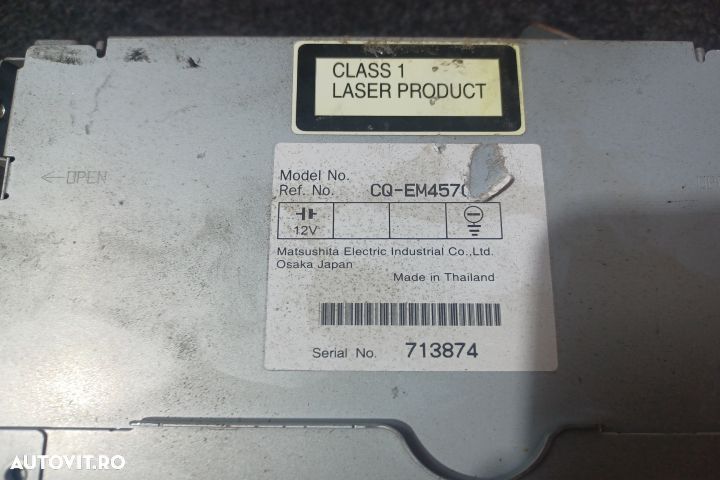 Radio cd GP9E66DSX Mazda 6 GG [facelift] [2005 - 2007] wagon 2.0 MZR- - 5