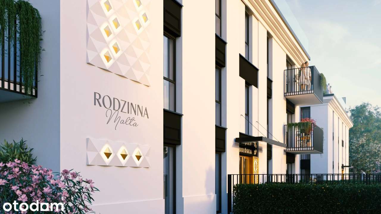 Rodzinna Malta- życie blisko natury w sercu Poznania, 39,85 m² | B5