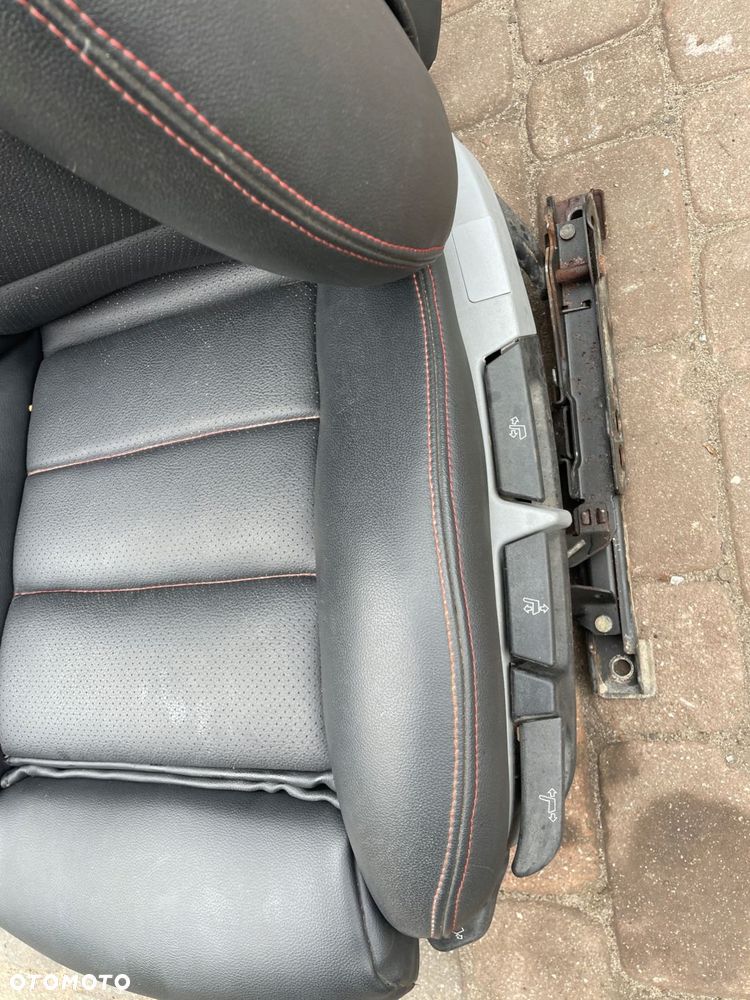 fotele fotel lewy prawy kanapa bmw e36 cabrio skóra czarny obszyte - 11