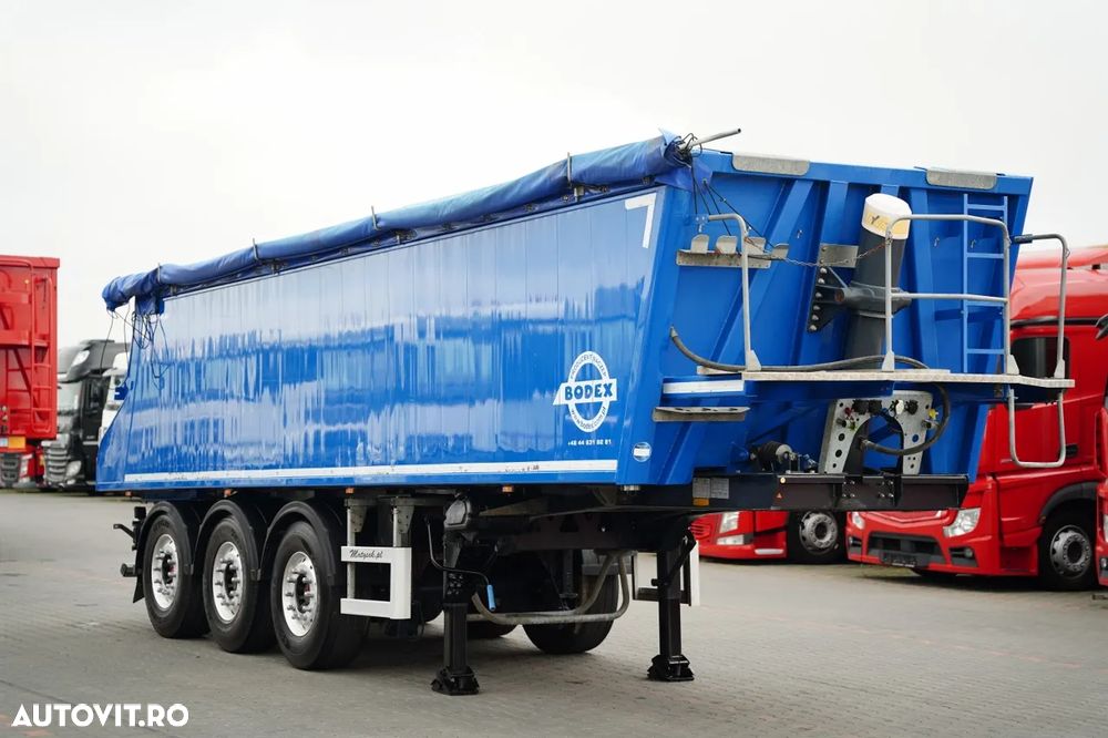 Bodex BASCULĂ  31 m3 / ALUMINIU / AXĂ RIDICATĂ / SAF / JANTE DIN ALIAJ / - 2