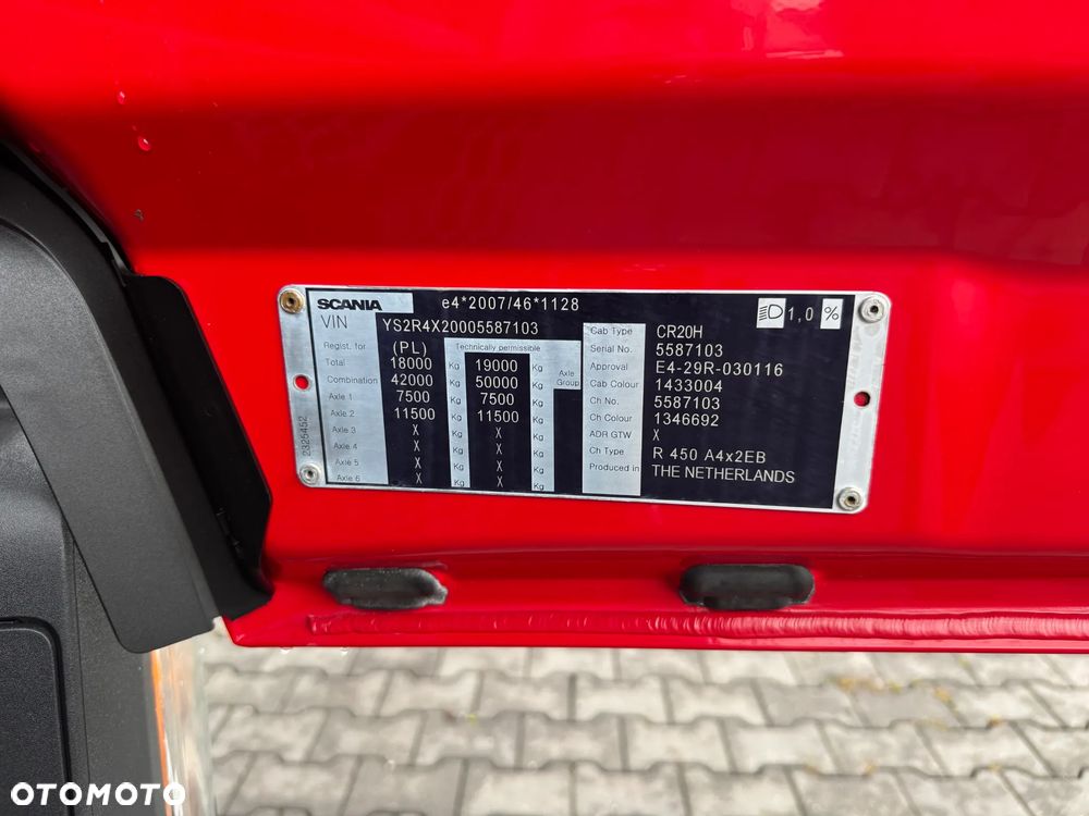 Scania R450 4x2 LovDeck Mega, RETARDER, 100 % BEZWYPADKOWA, SERWISOWANA, 2020 ROK, KRAJOWA - 40