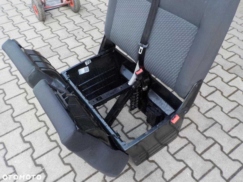 VW T5 T6 FOTEL PODWÓJNY PASAŻERA PRZÓD DWÓJKA - 4