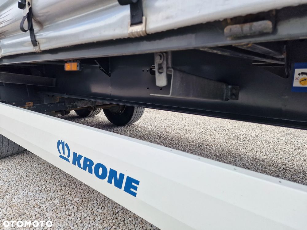 Krone FIRANKA STANDARD - BPW BĘBNY - IDEALNA RAMA - MAŁY PRZEBIEG - 10