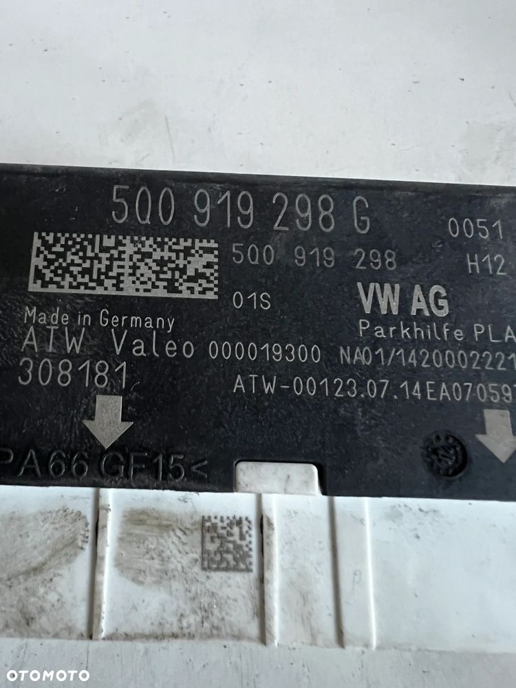 STEROWNIK MODUŁ PARKOWANIA PDC AUDI VW 5Q0919298G* - 2