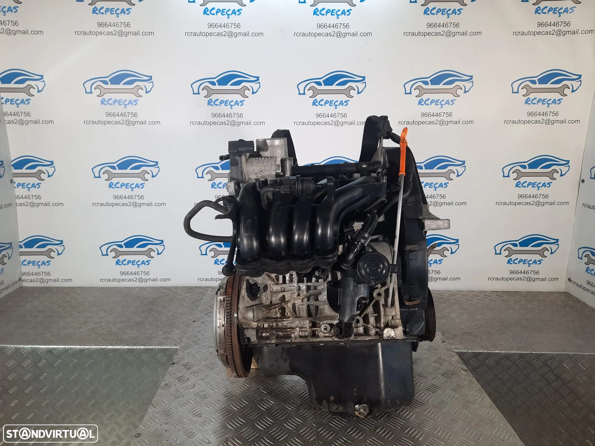 .MOTOR COMPLETO 1.4i 16V 85CV BXW SEAT IBIZA LEON CORDOBA TOLEDO SKODA FABIA ROOMSTER VW VOLKSWAGEN POLO GOLF MOTOR ARRANQUE ALTERNADOR BIMASSA COMPRESSOR EMBRAIAGEM BOMBA DIRECAO INJETORES - 3