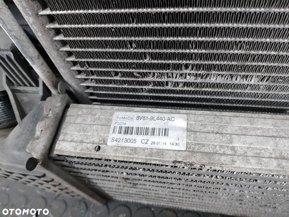 ZESTAW CHŁODNIC WODA KLIMA INTELCOOLER WENTYLATOR C-MAX II 8V61-8C607-R 2.0 - 7