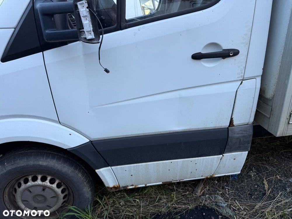 Mercedes sprinter w906 crafter drzwi tylne tył skrzydła maxi białe prawe lewe przednie boczne przesuwne maska błotnik prawy lewy pas przedni z chłodnicami zderzak lampy prawa lewa przód - 22