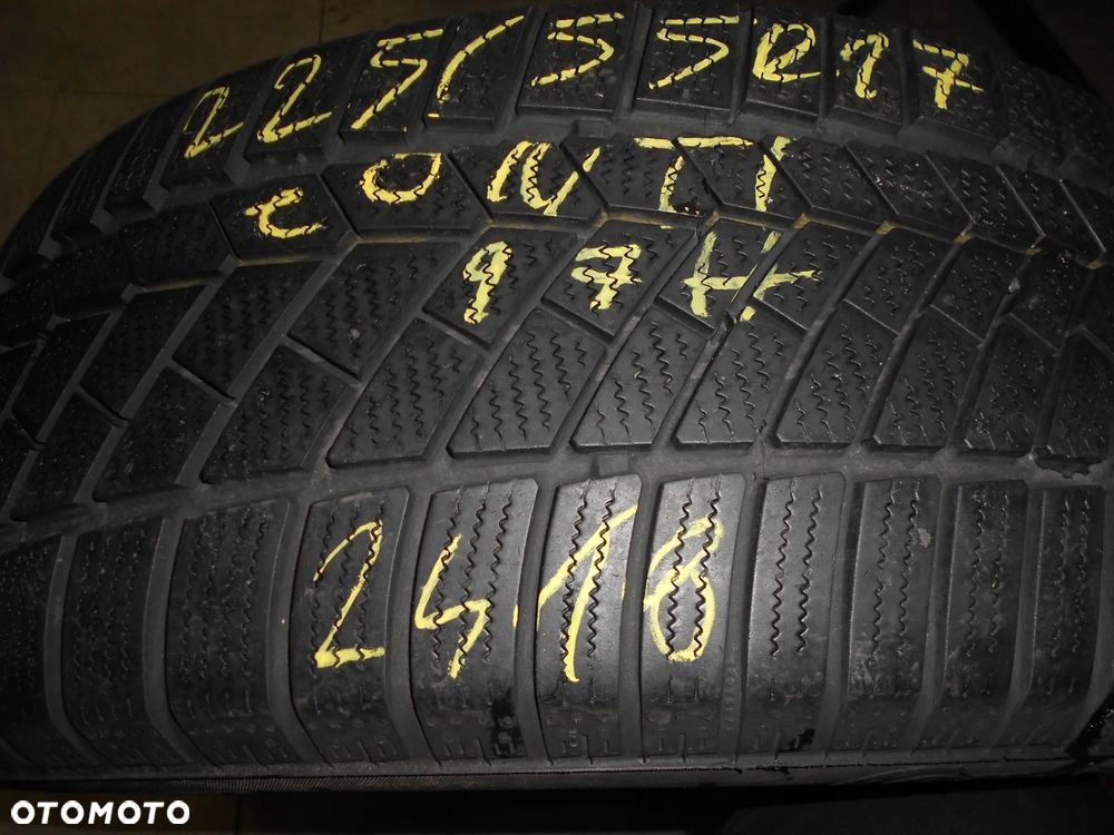 OPONY 225/55R17 CONTINENTAL CONTI WINTER CONTACT TS 830P DOT 2418 7.8MM - 2