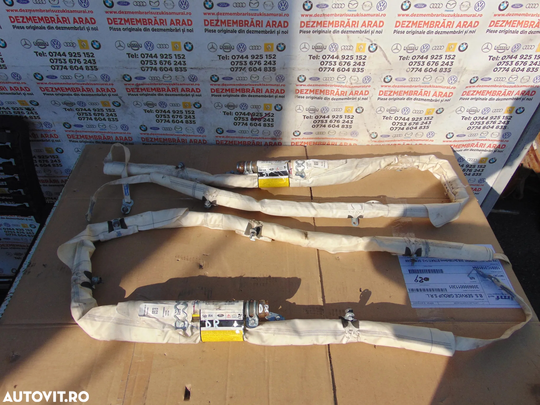 Airbag cortina Range Rover Evoque 2011-2018 cortine stanga dreapta evoque L538 bj3214k160bc bj3214k159bc - 2