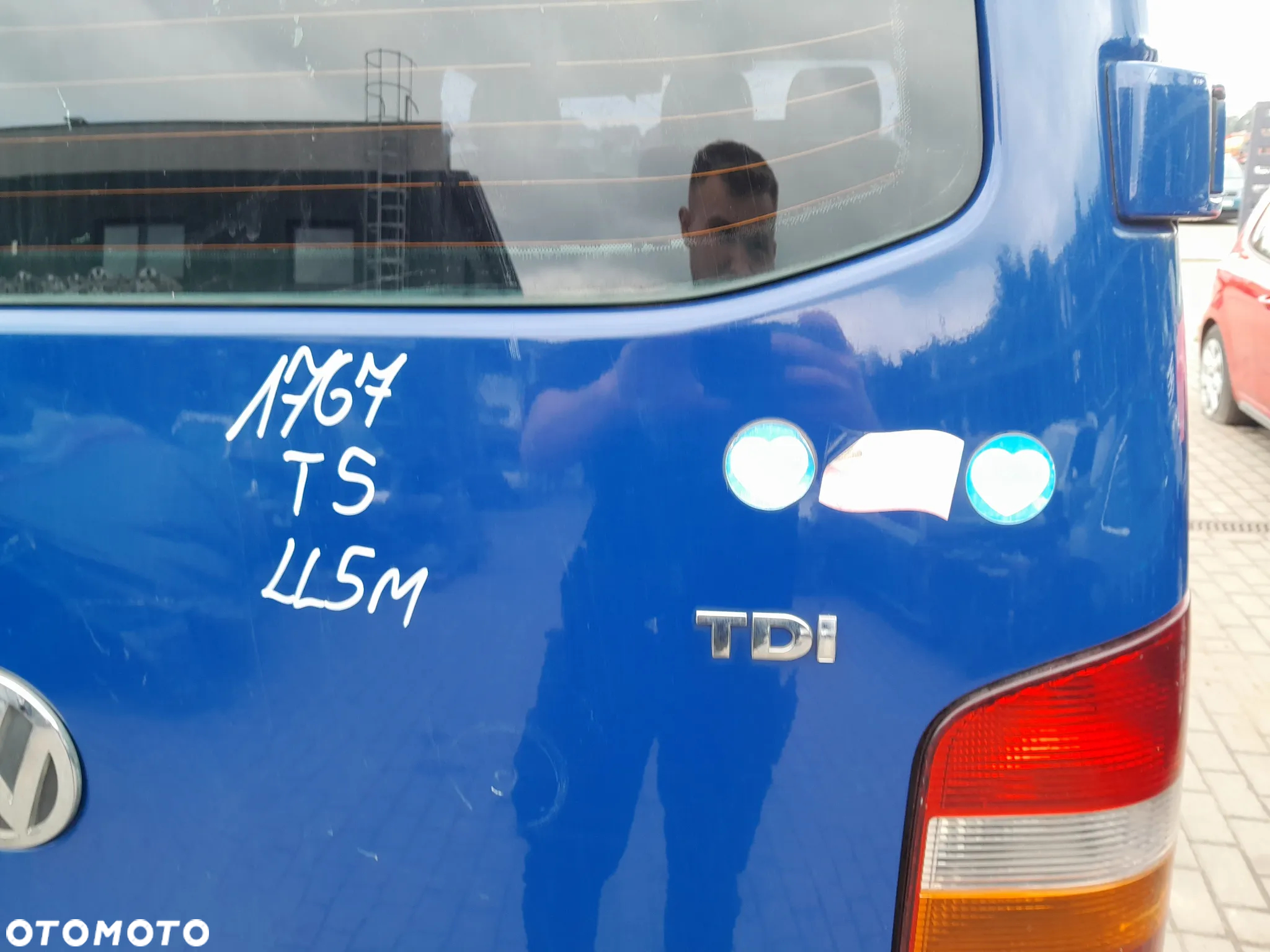 VW T5 DRZWI PRAWE TYLNE PRAWY TYŁ FURTKI SKRZYDEŁKOWE - 4