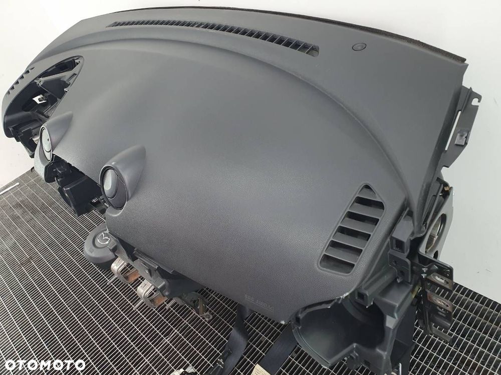 KOKPIT DESKA KONSOLA AIRBAG KOMPLET MAZDA 2 DE 2008 EU DESKA PASY PODUSZKA - 5