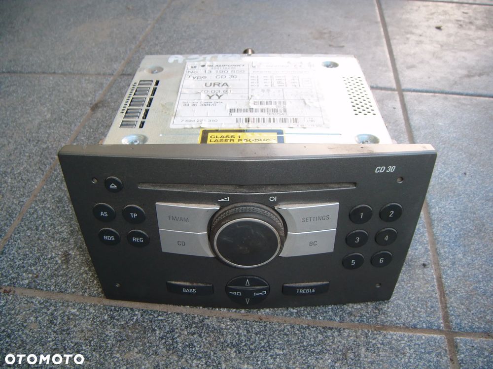 opel astra h radio cd fabryczne 13190856 - 1