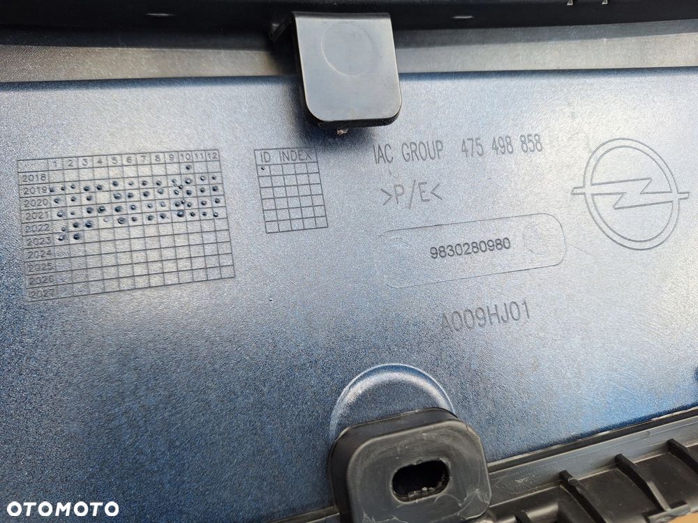 OPEL CORSA F 19-23 B.ŁADNY NIE KLEJONY! ZDERZAK PRZÓD PRZEDNI+GRILL ORYG. GM 9830280980 WYSYŁKA 24H - 14