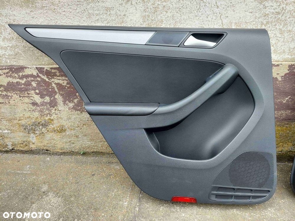 Boczek Boczki Drzwi Jetta VI 5C 2011- Komplet Skóra - 6