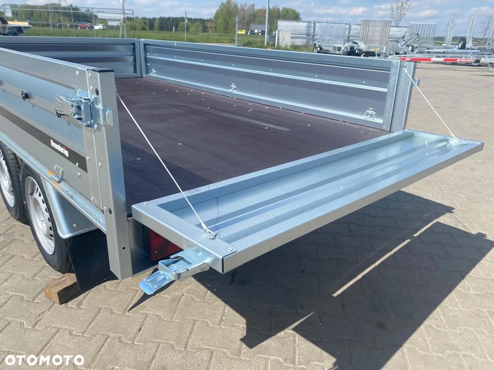 Brenderup Dostawa przyczepa platforma 2-osiowa 250x142x35cm DMC750kg koła pod spodem - 15