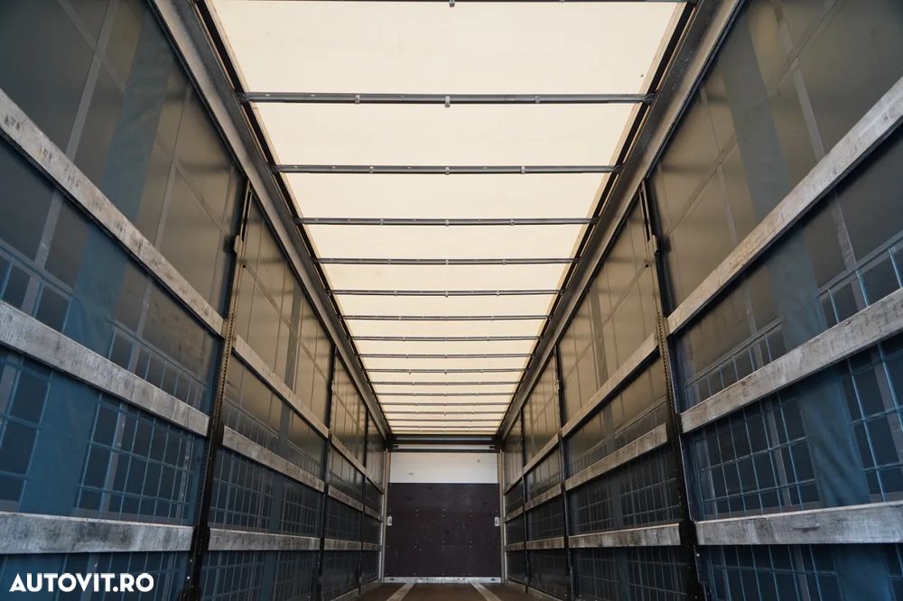 Schmitz Cargobull / CORTINĂ / MEGA / PUNȚĂ RIDICATĂ / PUNȚI SAF / ACOPERIȘ RIDICAT / PRELATĂ ARMATĂ - 19