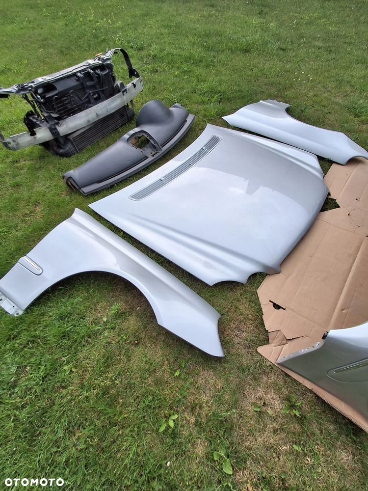 Mercedes W209 CLK maska zderzak błotniki lampy wzmocnienie przód lak 744 - 5