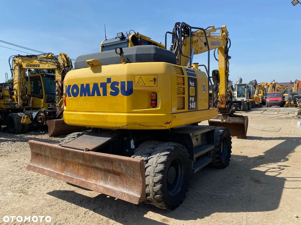 Komatsu PW148 -8, 2015 ROK, KRÓTKI TYŁ, Z NIEMIEC, SERWISOWANA W KOMATSU - 6