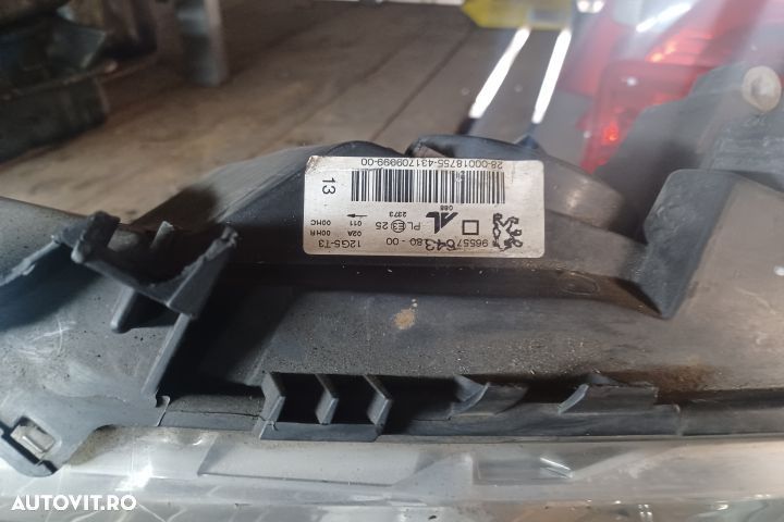 Far stanga 9655764380 Peugeot 307 1 [2001 - 2005] Hatchback 5-usi 1.4 - 5