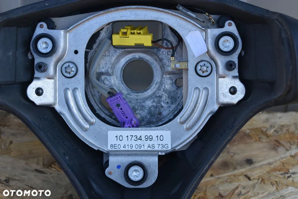 KIEROWNICA SKÓRZANA AUDI A4 B6 1.9TDI 8E0419091AS - 10