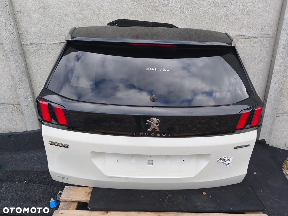 KLAPA BAGAŻNIKA POKRYWA PEUGEOT 3008 II - 2
