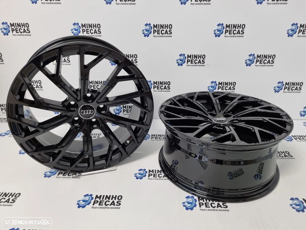 Jantes Audi Novo A8 S8 em 18 Preto Brilho - 4