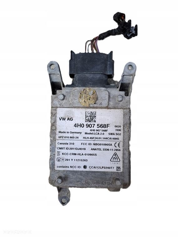 AUDI A6 C7 A7 4G A8 D4 RADAR CZUJNIK ASYSTENT PASA RUCHU TYŁ 4H0907568F - 1