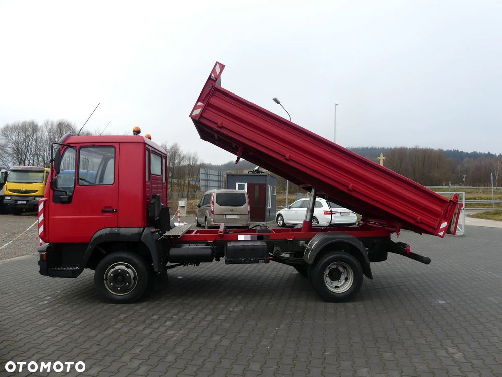 MAN LE 8.180 / 3- STRONNA WYWROTKA / BLOKADA MOSTU / - 2