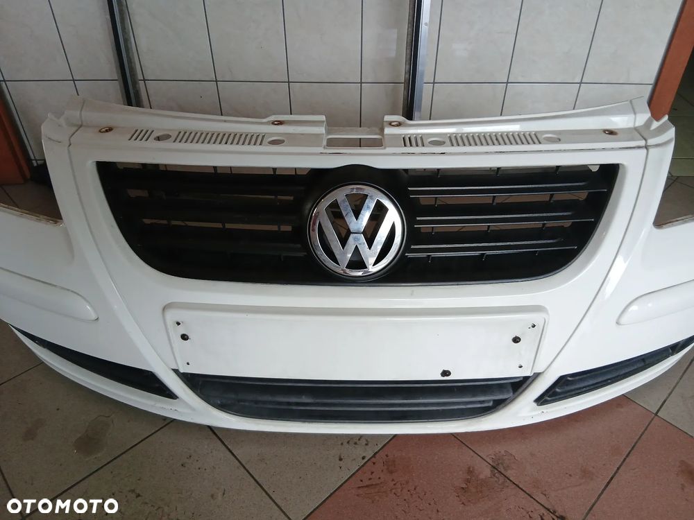 Volkswagen Polo 9N Lift 05- Zderzak Przód Przedni Kolor LB9A Biały - 6