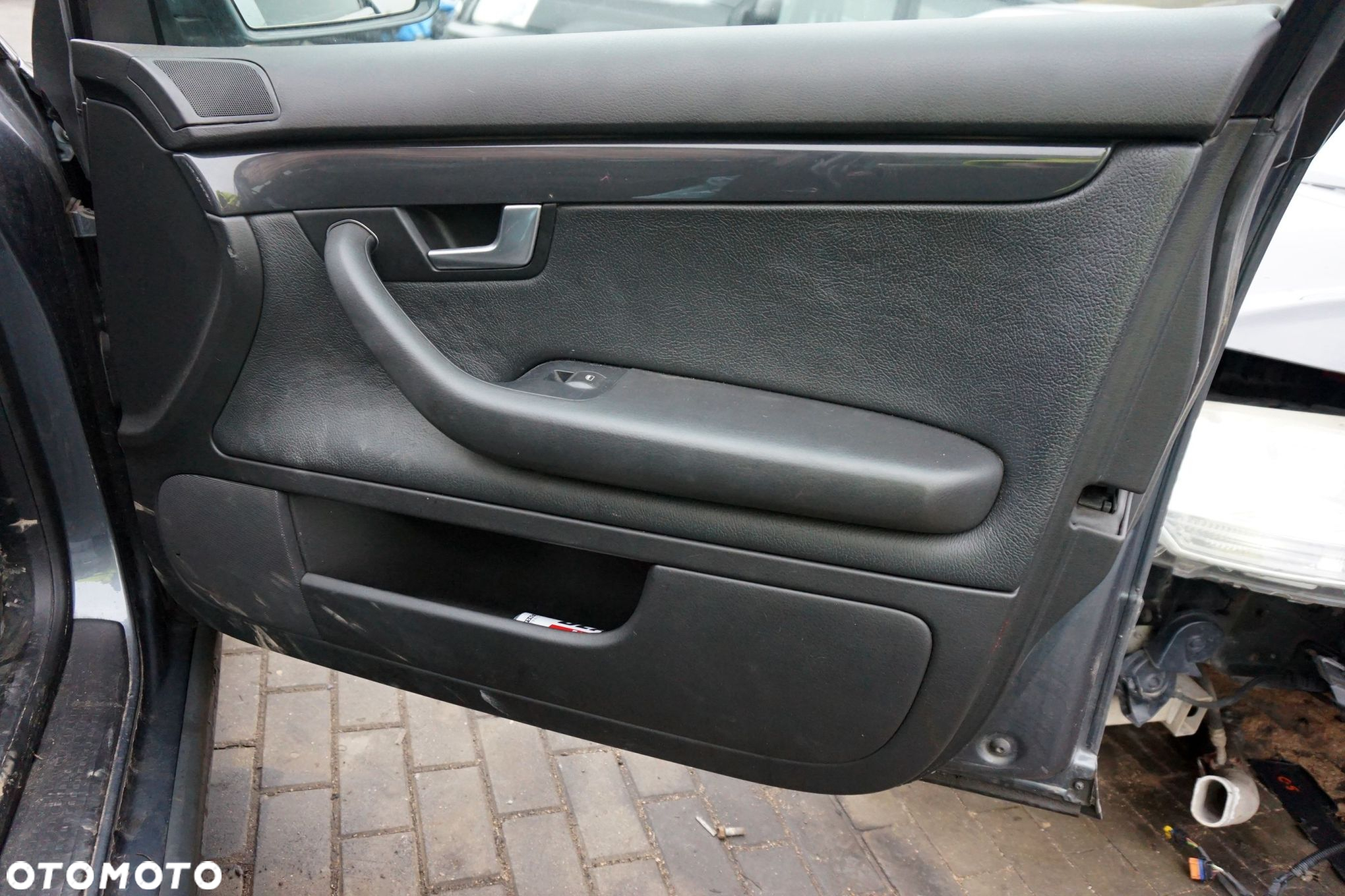 DRZWI PRZEDNIE PRAWE A4 B6 SEDAN LX7Z  SZARY AUDI 2000-2006 - 4