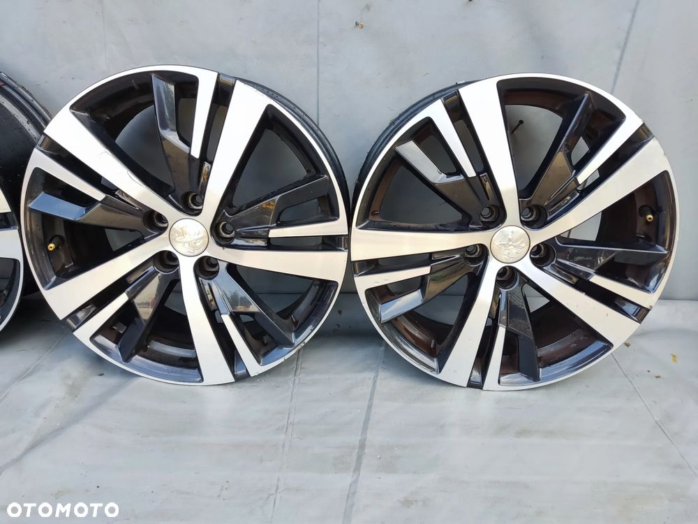 FELGI ALUMINIOWE PEUGEOT 3008 5008 7.5J18 cali et49 5x108 980968737 Komplet - 2