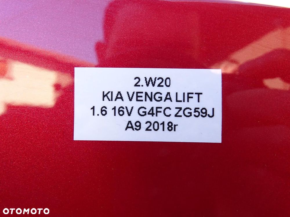 BŁOTNIK PRAWY PRZÓD PRZEDNI LAKIER A9 KIA VENGA I 09-19r - 15