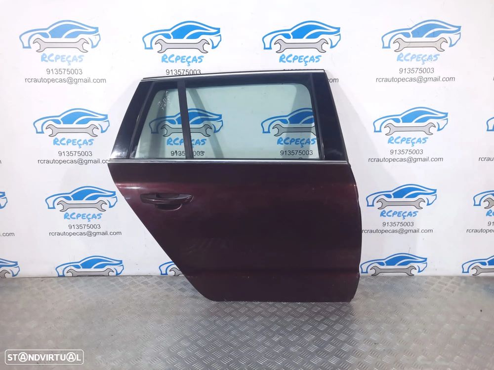 PORTA TRASEIRA TRÁS DIREITA SKODA SUPERB ESTATE 3T5833056 QUARTELA MOTOR PUXADOR VIDRO - 1